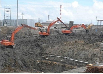 Formation of Cofferdam work